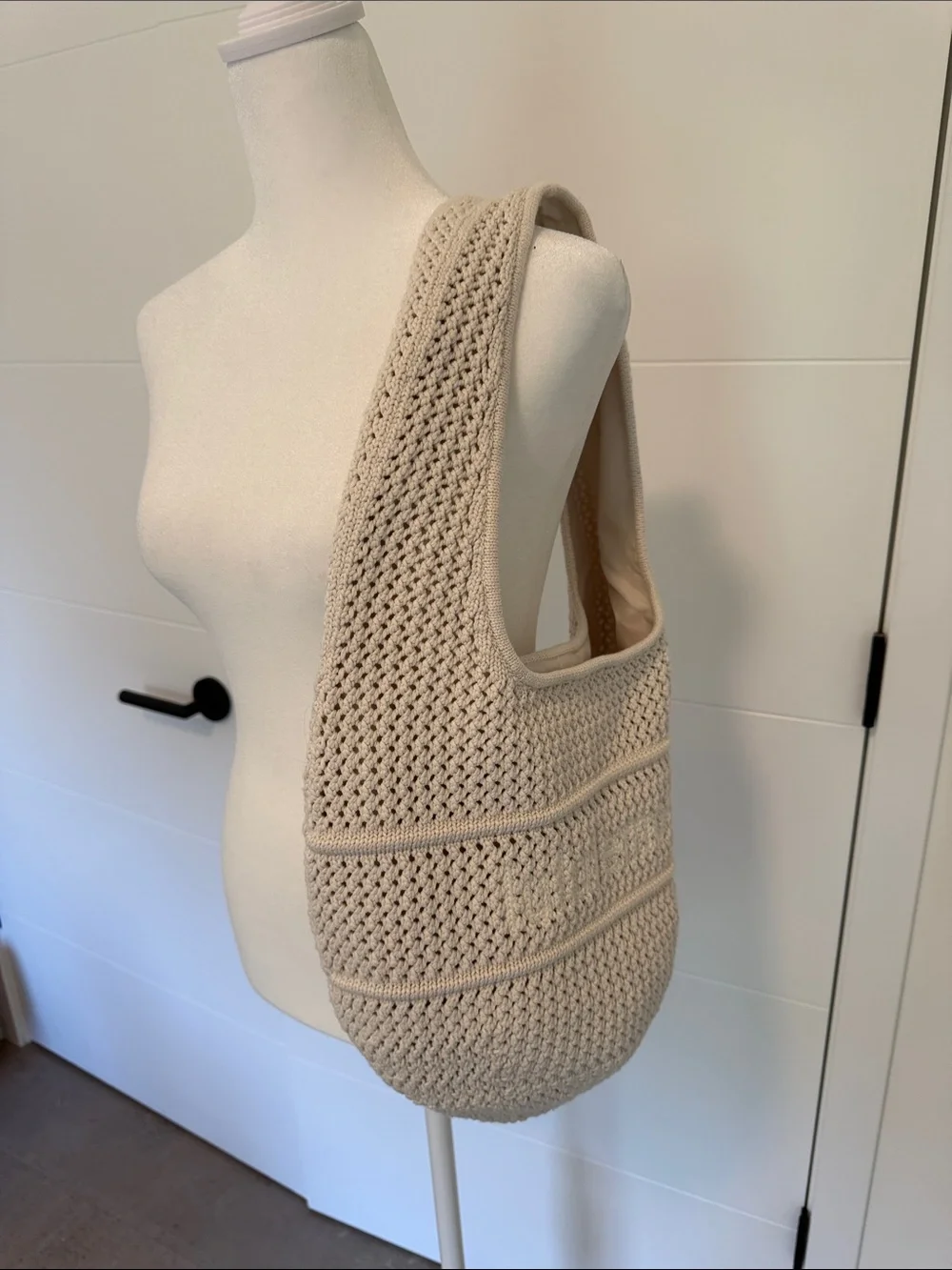NWT lululemon athletica Cotton Crochet Shoulder Bag